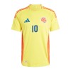 Maglia ufficiale Colombia James Rodriguez 10 Casa 2024 per Uomo